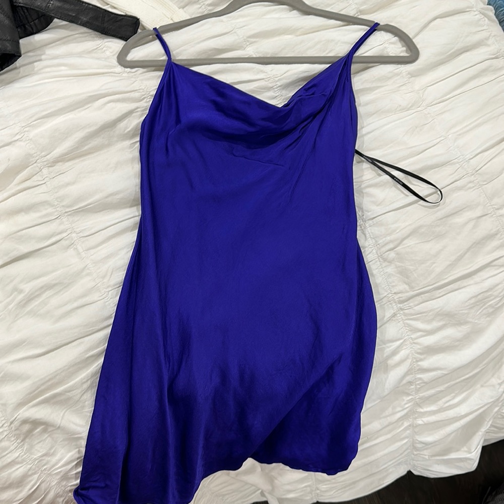 Forever 21 Purple Cowl Neck Dress